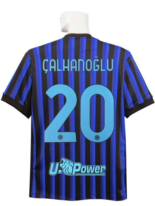 (ナイキ) NIKE/25/26インテル/ホーム/半袖/チャルハノール/セリエA+Gate.ioパッチ+U-Powerスポンサー付/HJ4591-439