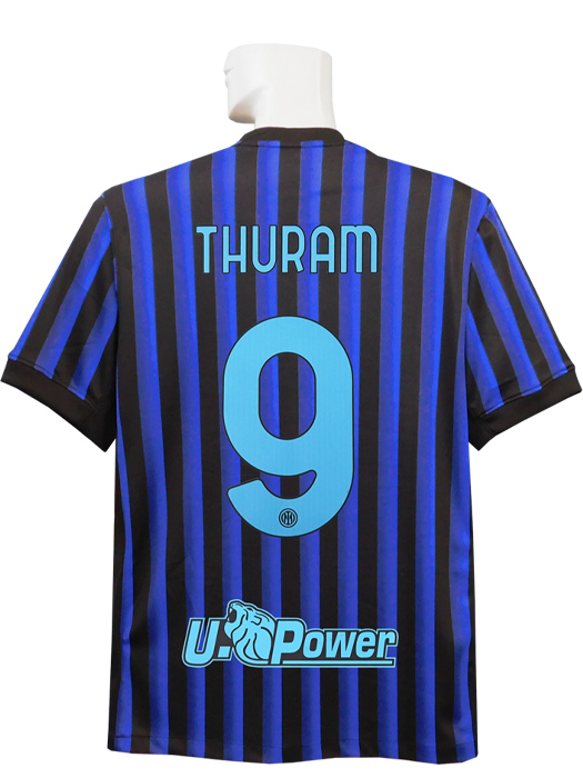 (ナイキ) NIKE/25/26インテル/ホーム/半袖/テュラム/セリエA+Gate.ioパッチ+U-Powerスポンサー付/HJ4591-439