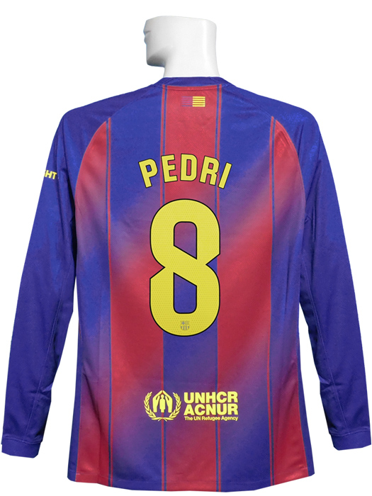 (ナイキ) NIKE/25/26バルセロナ/ホーム/長袖/ペドリ/ラリーガパッチ+ラリーガ優勝パッチ付/HJ4611-456