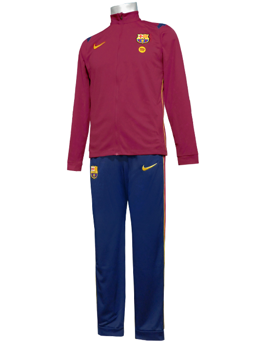 (ナイキ) NIKE/バルセロナ/DRI-FIT ニットトラックスーツ/ジュニア用/ノーブルレッドXブラックンドブルー/II1692-621