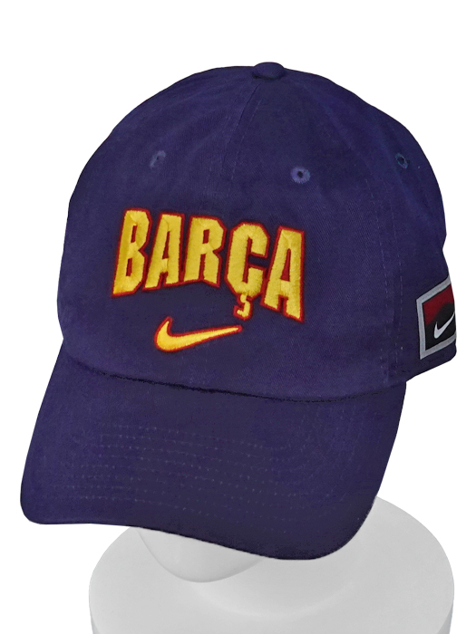 (ナイキ) NIKE/26/27バルセロナ/オフィシャル CLUB キャップ ポリ 6P/ブラックンドブルーXミネラルイエロー/IR4757-498