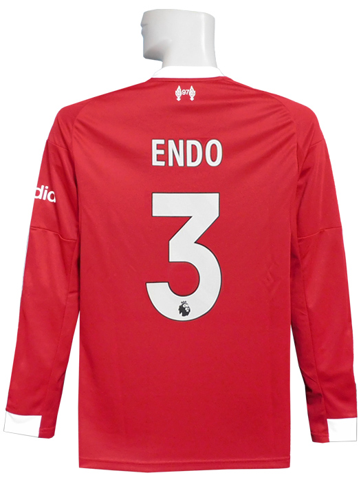 (アディダス) adidas/25/26リバプール/ホーム/長袖/遠藤/プレミア優勝+No Room For Racismパッチ付/JYF51-JV6456