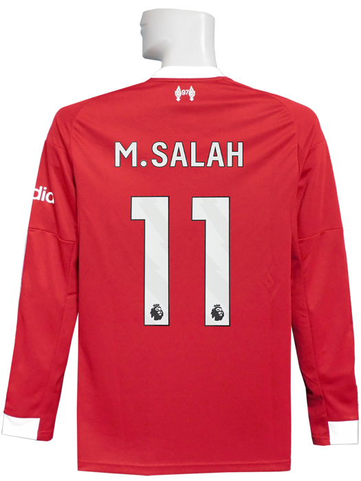 (アディダス) adidas/25/26リバプール/ホーム/長袖/サラー/プレミア優勝+No Room For Racismパッチ付/JYF51-JV6456