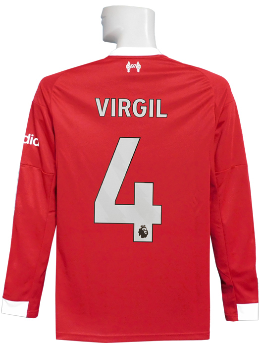 (アディダス) adidas/25/26リバプール/ホーム/長袖/ファンダイク/プレミア優勝+No Room For Racismパッチ付/JYF51-JV6456