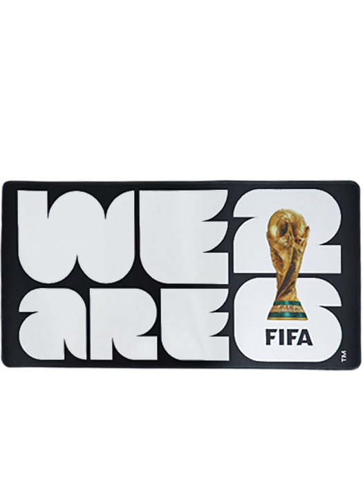 クラブオフィシャルグッズ/2026FIFAワールドカップ/オフィシャルマウスパッド/ブラックXホワイト/KF09007066