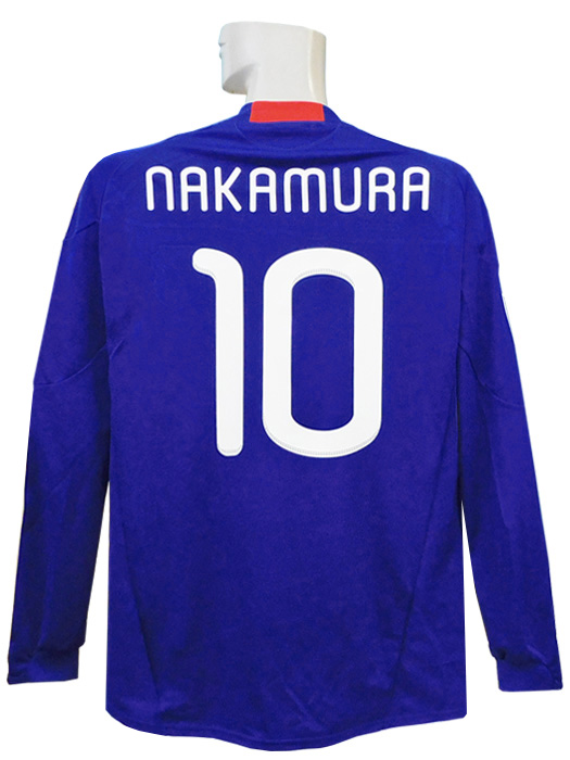 ***限定再入荷***(アディダス) adidas/10/11日本代表/ホーム/長袖/中村俊輔/2010W杯バッジ/KF329-P65756
