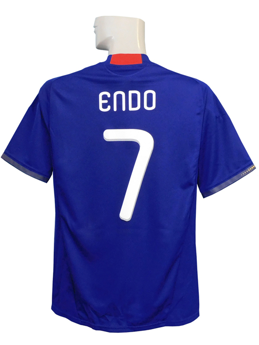 ***限定再入荷***(アディダス) adidas/10/11日本代表/ホーム/半袖/遠藤/2010W杯バッジ+デンマーク戦マッチデープリント/KF925-P67397