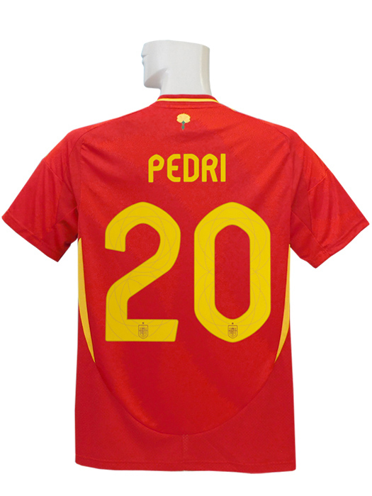 (アディダス) adidas/24/25スペイン代表/ホーム/半袖/ペドリ/決勝戦マッチデー+EURO+UNLバッジ+FOUNDATION付/フル/KOW75-IP9331