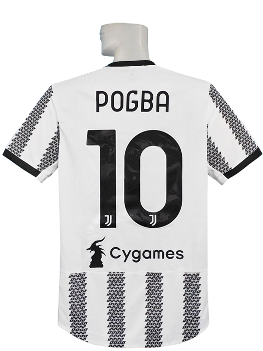 (アディダス) adidas/22/23ユベントス/オーセンティック/ホーム/半袖/ポグバ/セリエAバッジ+CYGAMES+Bitgetスポンサー付/KPB44-H38902