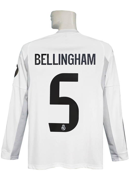 (アディダス) adidas/25/26レアルマドリード/ホーム/長袖/ベリンガム/ラリーガ+ICC2024優勝パッチ付/KPD77-JN8884