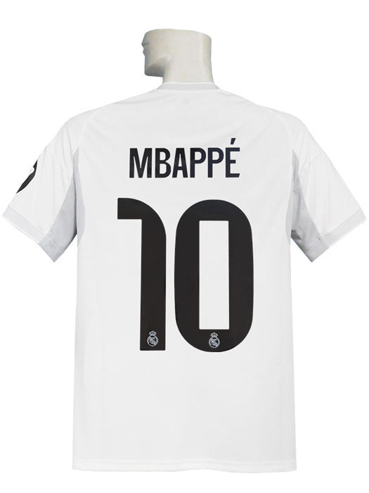 (アディダス) adidas/25/26レアルマドリード/UCL/ホーム/半袖/エムバペ/CL+FOUNDATION10+ICC2024/フルマーキング/KRN60-JJ1931