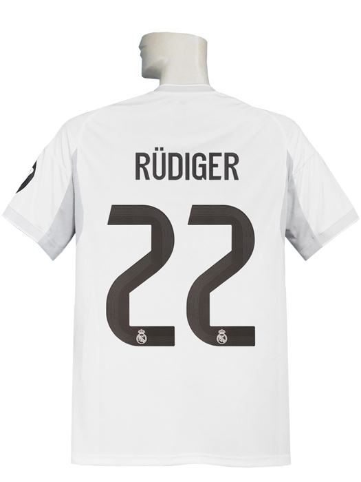 (アディダス) adidas/25/26レアルマドリード/ホーム/半袖/リュディガー/ラリーガ+ICC2024優勝パッチ付/KRN60-JJ1931