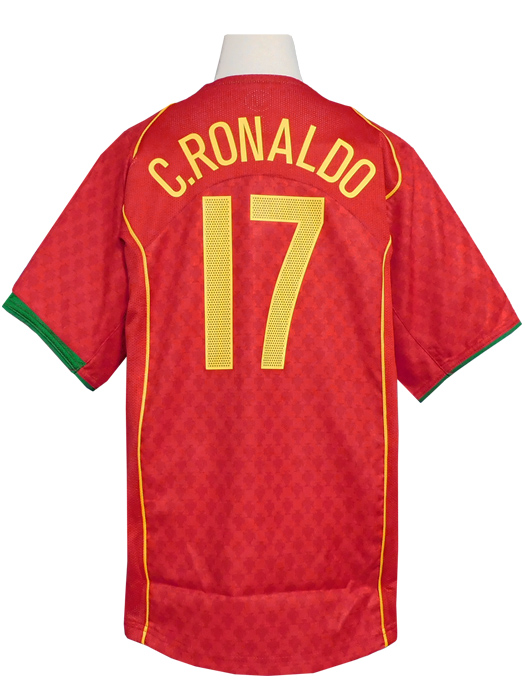 (ナイキ) NIKE/2004/2005ポルトガル代表/ホーム/半袖/ロナウド/ジュニア用/L492821-611