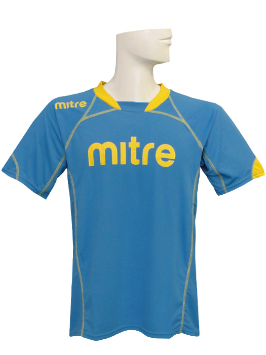 (マイター) MITRE/ジュニア半袖プラクティスシャツ/ターコイズブルーXイエロー/M-28577/簡易配送(CARDのみ送料注文後変更/1点限/保障無)