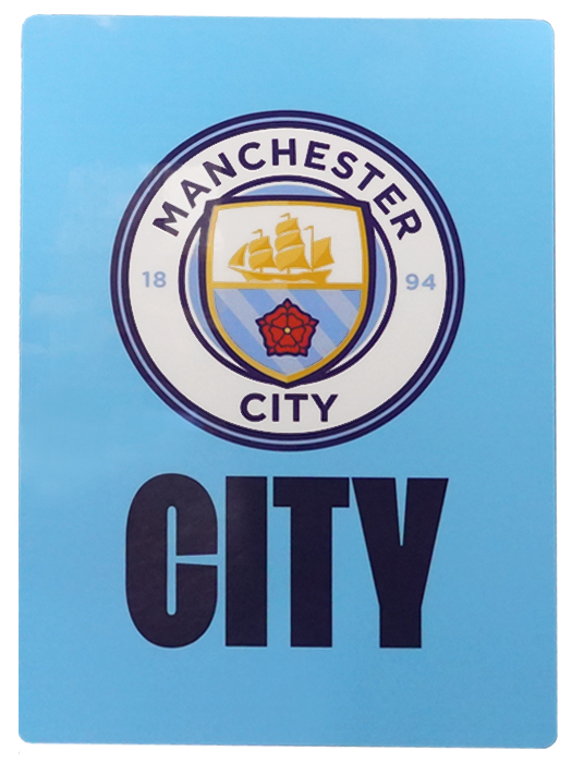 クラブオフィシャルグッズ/マンチェスターシティ/オフィシャル下敷き/MC54701/簡易配送(CARDのみ/送料注文後変更/1点限/保障無)
