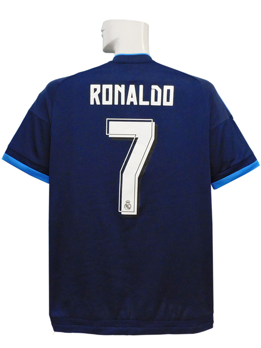 ***限定再入荷***(アディダス) adidas/15/16レアルマドリード/サード/半袖/CWC2014+選手用ラリーガ/ロナウド/S12676