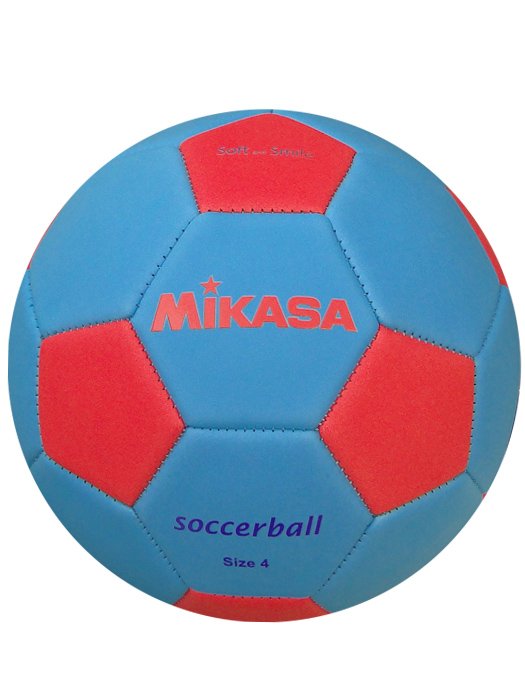(ミカサ) MIKASA/サッカーボール/スマイルサッカー/ブルーXレッド/4号/STPEF4SBLR