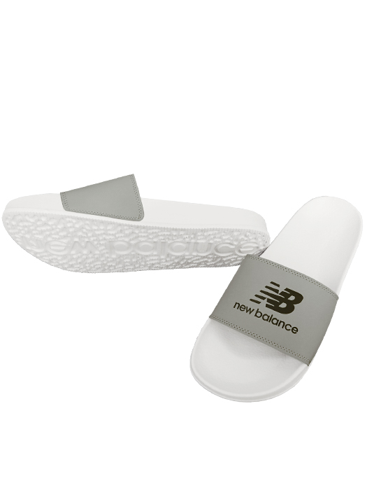 (ニューバランス) new balance/50 SLIDE スポーツサンダル D/ホワイトXグレー/SUF050F2D