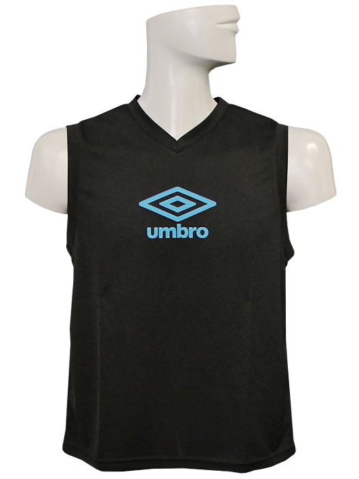 (アンブロ) UMBRO/JRプラクティシャツノースリーブシャツ/ブラック/UBS7634J/簡易配送(CARDのみ送料注文後変更/1点限/保障無)
