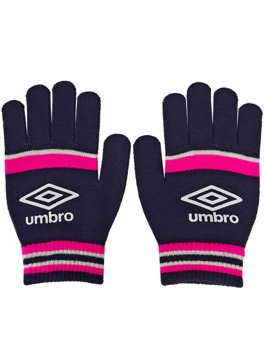 (アンブロ) UMBRO/ニットグローブ/ネイビーXピンク/UUAWJD54/簡易配送(CARDのみ送料注文後変更/1点限/保障無)